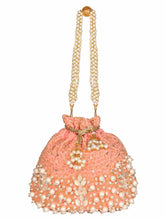 Dangle Embellished Velvet Potli