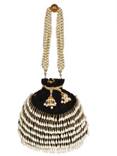 Dangle Embellished Velvet Potli