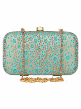 Tulle Printed Silk Clutch