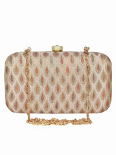 Tulle Printed Silk Clutch