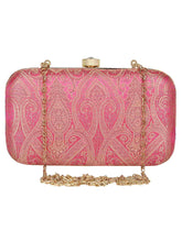 Tulle Printed Silk Clutch