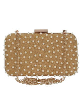 Adorn Embellished Faux Silk Clutch
