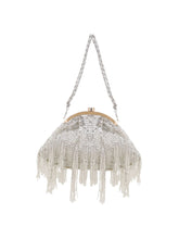Pochette Tasselled Faux Silk Clutch