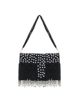 Coffer Tasselled Faux Silk Clutch