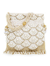 Dangle Faux Silk Embellished Potli