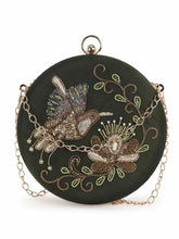 Gala Faux Silk Quirky Embellished Clutch