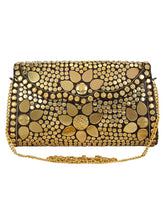Jewel Mosaic Metal Clutch