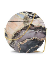 Timber Printed Wooden Clutch