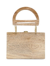 Timber Wood Textured Clutch