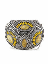 Mosaic Metal Embellished Clutch