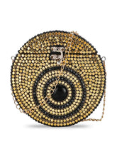 Mosaic Mosaic Embellished Metal Clutch