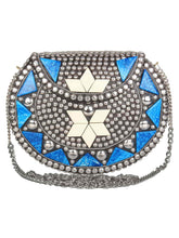 Jewel Mosaic Metal Clutch