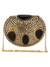 Jewel Mosaic Metal Clutch