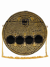 Gala Mosaic Metal Clutch