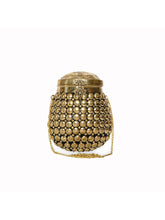 Cask Mosaic Metal Clutch