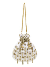 Dangle Embellished Velvet Potli