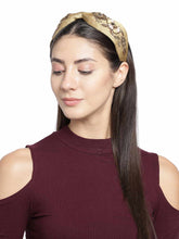 Floral Embellished Faux Silk Hair Band