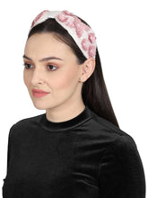 Art Silk Floral Sequinned Hairband
