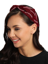 Botanical Embellished Velvet Hair Band