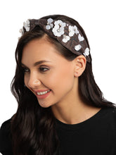 Floral Embellished Velvet Hair Band
