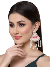 Outre Eardrop Shaped Handcrafted Drop Earrings