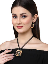 Floral Paper Quilling Necklace & Earrings