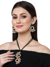 Handcrafted Paper Quilling Necklace & Earrings