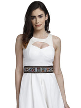 Bead Work Acrylic Jacquard & Polyester Handmade Belt