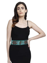 Embellished Floral Cotton Handmade Belt
