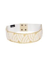 Chevron Beaded Cotton Belt