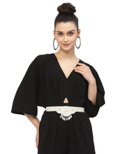 Mandala Embellished Velvet Wide Belt