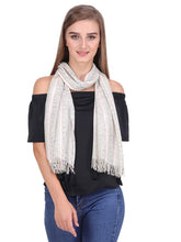 Striped Viscose Rayon Stole