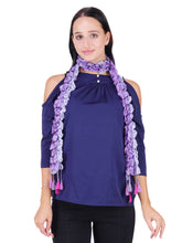 Woven Design & Ombrey Silk Scarf