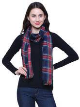 Checkered Viscose Rayon Scarf