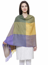 Checkered Acrylic Shawl