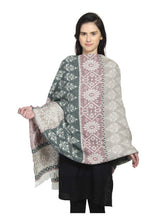 Geometric & Abstract Wool Shawl