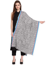 Abstract Woven Design Viscose Rayon Shawl