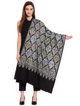 Ethnic Motif Embroidered Wool Shawl