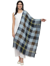 Spatial Checkered Viscose Rayon scarf