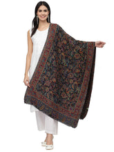 Lush Paisely Woven Design Wool Shawl
