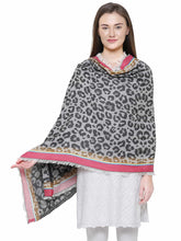 Animal Cotton & Viscose Shawl