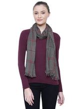 Checkered Viscose Rayon Stole