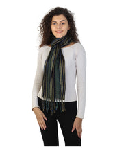 Striped Viscose Rayon Scarf
