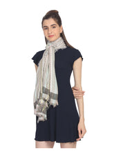 Striped Viscose Rayon Stole