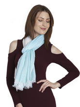 Colorblocked Viscose Rayon Stole