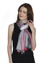 Striped & Colorblocked Viscose Rayon Stole