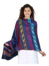 Geometric & Checkered Modal Shawl