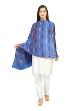 Geometric & Striped Modal Shawl