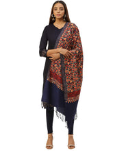 Floral Acrylic Wool Shawl