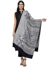 Lush Floral Striped Modal Stole